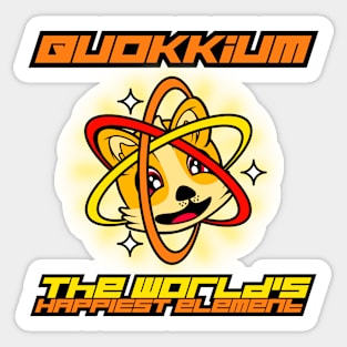 Quokkium - The World's Happiest Element Sticker